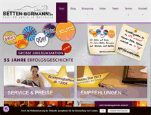 Tablet Screenshot of boxspringbetten-dortmund.com